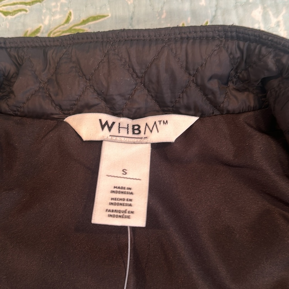 White House black market polyester quilted vest - Picture 3 of 5